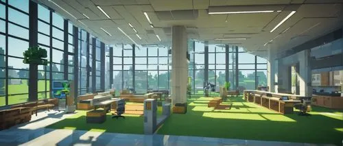 school design,modern office,lobby,fitness facility,daylighting,fitness center,skolkovo,sportcenter,offices,cafeteria,3d rendering,the airport terminal,atriums,conference room,meeting room,revit,leisure facility,renderings,study room,vnukovo,Unique,Pixel,Pixel 03