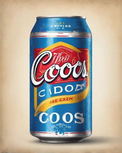 Design a vibrant Coors logo with a modern twist.,cola can,cans of drink,cola,packshot,coca,beer cocktail,corona app,ice cream sodas,cos,beverage can,coolers,coccoon,carbonated soft drinks,coco,cold dr