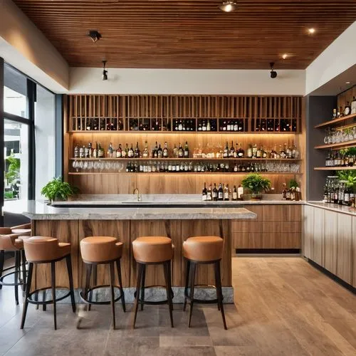 wine bar,bar counter,liquor bar,tile kitchen,wood casework,bar stools,modern kitchen interior,chefs kitchen,knife kitchen,bar,zwilling,contemporary decor,servery,piano bar,modern kitchen,limewood,kitchen design,enoteca,bellocq,greenhaus,Photography,General,Realistic