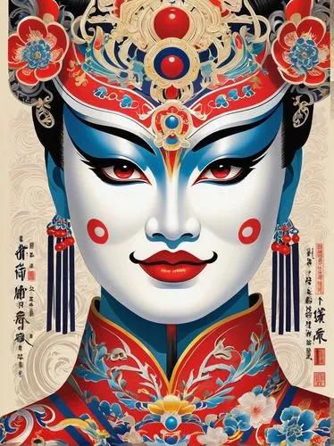 peking opera,taiwanese opera,chinese art,oriental painting,japanese art,geisha,geisha girl,daruma,cool woodblock images,oriental princess,yi sun sin,yunnan,oriental,bodhisattva,chinese style,oriental girl,shuanghuan noble,yuan,jeongol,barongsai,Illustration,Vector,Vector 21