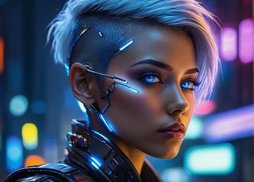 cyberpunk,cyborg,futuristic,ai,cyber,robot icon,echo,scifi,cybernetics,sci - fi,sci-fi,artificial intelligence,electro,terminator,sci fi,wallis day,cg artwork,nova,sci fiction illustration,neon human resources,Conceptual Art,Sci-Fi,Sci-Fi 15