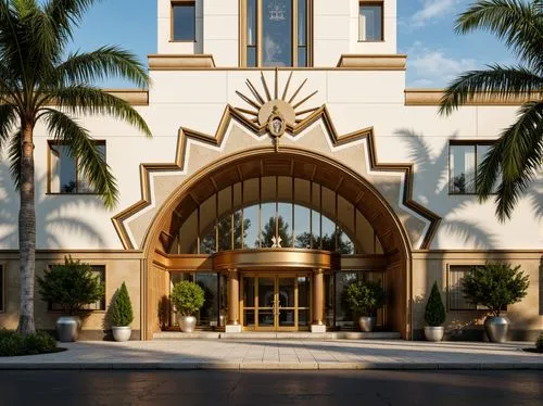 art deco,beverly hills hotel,the palm,royal palms,paramount,beverly hills,art deco ornament,mizner,luxury hotel,iberostar,wolfsonian,lucasfilm,kempinski,gurdwaras,doral golf resort,crown palace,gurdwara,habtoor,pan pacific hotel,palm branches