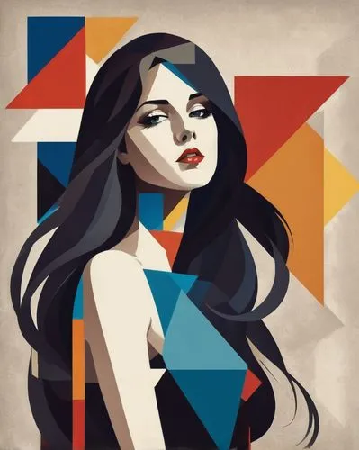 vector illustration,fashion vector,vector art,vector graphic,wpap,art deco woman,adobe illustrator,vector girl,vector graphics,low poly,low-poly,polygonal,fashion illustration,vector design,digital illustration,illustrator,retro woman,ethereum icon,dribbble,geometric style,Art,Artistic Painting,Artistic Painting 46