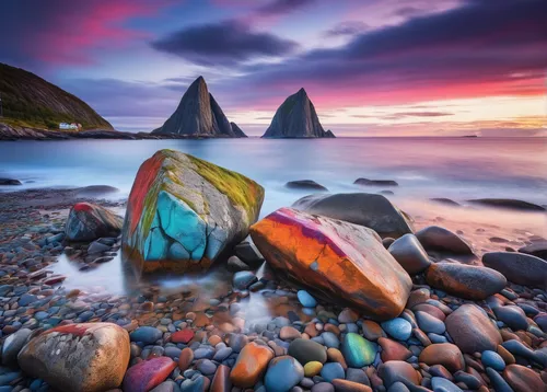 colored rock,sea stack,chalk stack,rock balancing,stacked rocks,stone balancing,eastern iceland,rocky beach,stacked rock,etretat,colored stones,faroe islands,coastal landscape,split rock,landscape photography,norway coast,rock formation,rocky coast,balanced pebbles,beach landscape,Conceptual Art,Graffiti Art,Graffiti Art 09