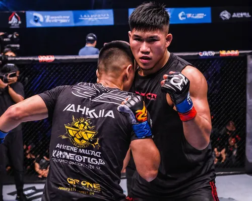 Tiebreaker Times Danny Kingad glad that GP bout vs Akhmetov takes place in Manila Mixed Martial Arts News ONE Championship  Team Lakay ONE: Dawn of Heroes Danny Kingad,amnat charoen,siam fighter,strik