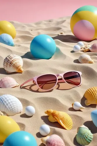 sand seamless,summer icons,pink beach,in shells,sunwear,summer background,Photography,General,Realistic