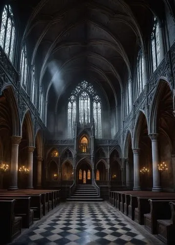 transept,empty interior,ecclesiatical,cathedral,ecclesiastical,cloister,haunted cathedral,sanctuary,verkerk,cloisters,nave,hall of the fallen,the cathedral,gothic church,sacristy,aisle,refectory,kerk,markale,presbytery,Illustration,Black and White,Black and White 09