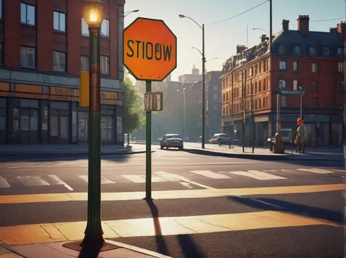 stop light,stoplight,pedestrian,street,street view,street signs,the street,straight ahead,pedestrian crossing,pedestrian lights,traffic sign,stop sign,crossroad,street scene,traffic signs,streetsign,traffic signals,streetcar,streetlight,street life,Illustration,Realistic Fantasy,Realistic Fantasy 31