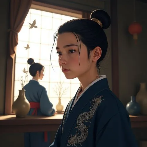 hanbok,geiko,maiko,sanxia,mulan,mizuhara