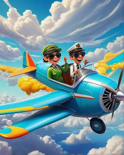 flyboys,pilotwings,aerobatic,biplanes,airmanship,biplane,skyheroes,aerobatics,glider pilot,tandem flight,airmobile,triplanes,triplane,skycar,landplanes,pilots,taildragger,spyplane,warbirds,aerocaribbean,Illustration,Realistic Fantasy,Realistic Fantasy 18