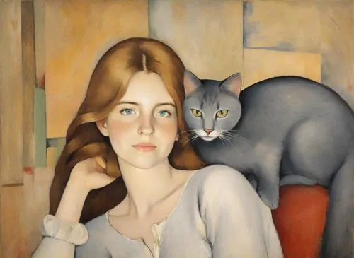 modigliani,girl with dog,lempicka,woman sitting,metzinger,muyres