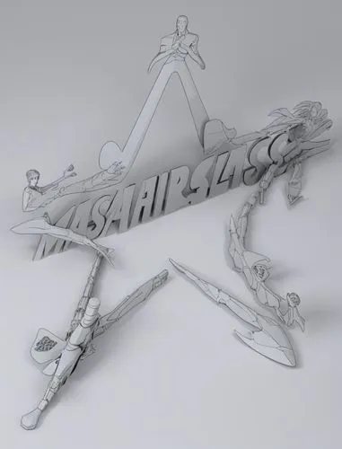 Faire ressortir le texte Mastairclass en noir sur fond blanc,weathervane design,freemasonry,scimitars,compasses,armillary,linkages,arrow logo,keyblade,masonic,freemason,weathervane,chainage,r badge,in