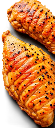 Juicy chicken breast, golden-brown skin, crispy edges, tender texture, savory aroma, macro shot, shallow depth of field, soft natural light, warm color tone, appetizing composition, mouth-watering eff