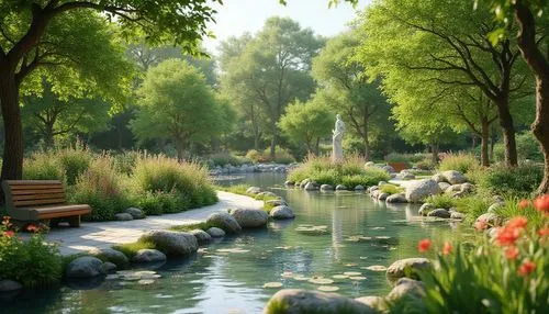 garden pond,nature garden,koi pond,lily pond,urban park,fountain pond,japan garden,sake gardens,japanese garden,hyang garden,pond,lilly pond,wetland,lotus pond,landscape background,english garden,pond plants,flower water,city park,green space,Photography,General,Realistic