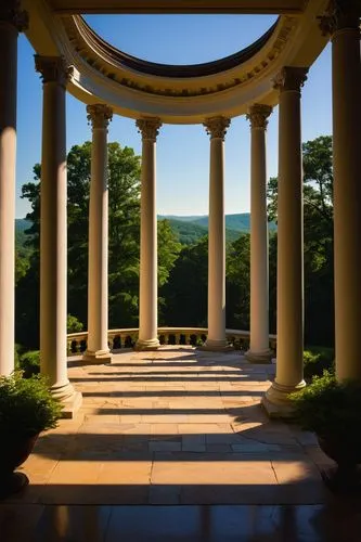 monticello,kykuit,philbrook,doric columns,maymont,peristyle,cochere,mckeldin,yaddo,rotunda,colonnade,meadowood,pillars,holimont,rosecliff,swannanoa,reynolda,palladian,boscobel,palladianism,Conceptual Art,Daily,Daily 12