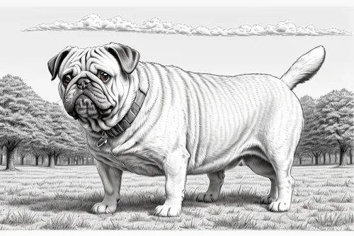 dog illustration,neapolitan mastiff,old english bulldog,continental bulldog,dog line art,bullmastiff,fila brasileiro,english bulldog,american mastiff,dogue de bordeaux,dwarf bulldog,spanish mastiff,en