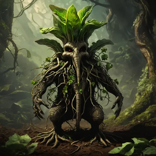 plant and roots,rooted,the roots of trees,dryad,tree and roots,sacred fig,dragon tree,tree man,groot,tree root,ficus,flourishing tree,dwarf tree,roots,strange tree,mandraki,the roots of the mangrove trees,orris root,uprooted,celtic tree,Conceptual Art,Fantasy,Fantasy 02