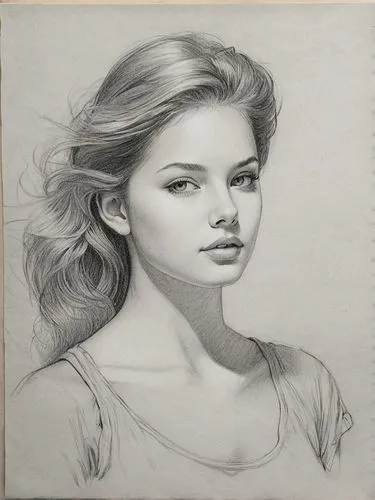 pencil sketch of young women with top
,a drawing of a woman with long hair,charcoal drawing,pencil drawing,charcoal pencil,pencil drawings,girl drawing,pencil art,Illustration,Black and White,Black an