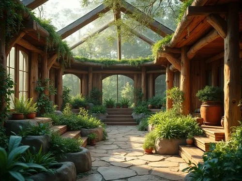 conservatory,the garden,winter garden,plant tunnel,greenhouse,garden of plants,patio,nature garden,garden,gardens,pergola,arbor,dandelion hall,climbing garden,sunroom,green garden,courtyards,patios,tunnel of plants,nursery,Photography,General,Realistic