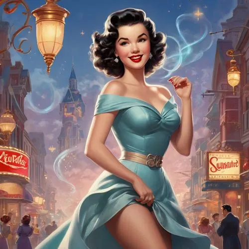 retro pin up girl,pin-up girl,retro pin up girls,pin up girl,pin ups,christmas pin up girl,valentine pin up,pin up christmas girl,valentine day's pin up,pin-up girls,pin-up model,cendrillon,celestina,pin up girls,radebaugh,cigarette girl,cinderella,disneyfied,burlesques,silverheels,Illustration,Retro,Retro 12