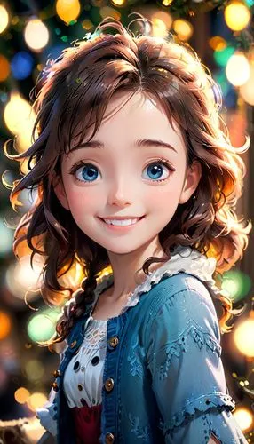 princess anna,agnes,cute cartoon character,world digital painting,little girl fairy,fairy tale character,girl portrait,portrait background,cute cartoon image,alice,children's background,a girl's smile,the little girl,christmas trailer,kids illustration,digital painting,mystical portrait of a girl,girl with tree,little girl in wind,elsa,Anime,Anime,Cartoon