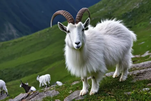 mountain sheep,feral goat,mountain goat,anglo-nubian goat,dall's sheep,north american wild sheep,domestic goat,ibexes,herd of goats,wild sheep,goatflower,domestic goats,goat-antelope,pyrenean shepherd,black-brown mountain sheep,dwarf sheep,goat mountain,billy goat,mountain pasture,goatherd,Art,Classical Oil Painting,Classical Oil Painting 06