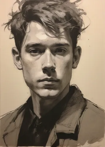 unfinished,moody portrait,charcoal pencil,newt,charcoal,young man,oil paint,artist portrait,oil on canvas,face portrait,self-portrait,graphite,charcoal drawing,child portrait,oil painting,painting technique,studies,acrylic,pencil color,man portraits,Conceptual Art,Fantasy,Fantasy 10