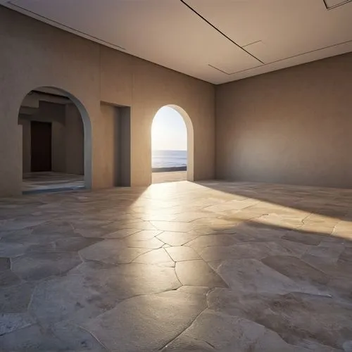 antechamber,turrell,stone floor,soumaya museum,empty interior,triclinium,Photography,General,Realistic