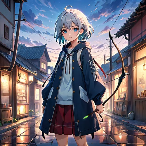 meteora,kantai collection sailor,piko,kantai,light cruiser,rei ayanami,anime japanese clothing,yuki nagato sos brigade,walking in the rain,poi,umbrella,japanese sakura background,aqua,izakaya,rainy,ganai,honzen-ryōri,sakura background,nori,parka,Anime,Anime,Realistic