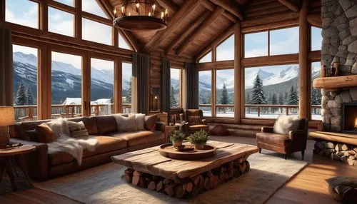 the cabin in the mountains,chalet,house in the mountains,house in mountains,alpine style,log home,log cabin,beautiful home,luxury home interior,sunroom,mountain huts,mountain hut,coziness,wooden windows,winter house,snow house,cabin,lodge,warm and cozy,ski resort,Art,Classical Oil Painting,Classical Oil Painting 24