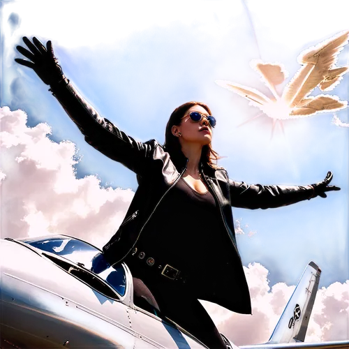 jet and free and edited,storybrooke,jetsun,stuntwoman,supersonic fighter,piloto,highfliers,gryner,jahan,soared,highflier,soaring,aerobatics,aviatrix,rapace,fireflight,warbird,captain marvel,amaranthe,aerocaribbean,Illustration,Realistic Fantasy,Realistic Fantasy 46