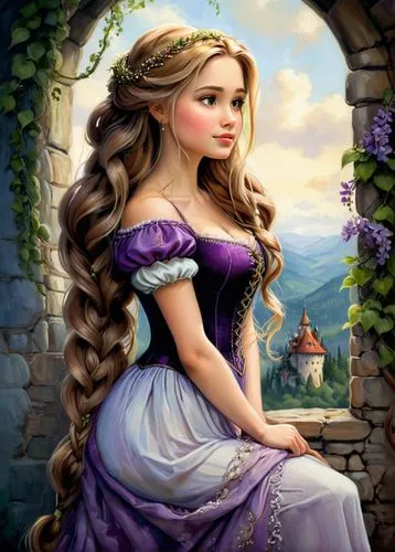 rapunzel,fairy tale character,princess sofia,princess anna,celtic woman,cinderella,fantasy portrait,fantasy picture,la violetta,celtic queen,fantasy art,children's fairy tale,fantasy woman,fairytale characters,princess,portrait background,fantasy girl,fairy tale,purple rose,the lavender flower,Conceptual Art,Daily,Daily 34