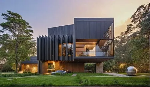 COPPER THEME, COPPER CLADDING EXTERIOR WALLS,modern house,modern architecture,cube house,timber house,dunes house,house in the forest,landscape design sydney,inverted cottage,landscape designers sydne