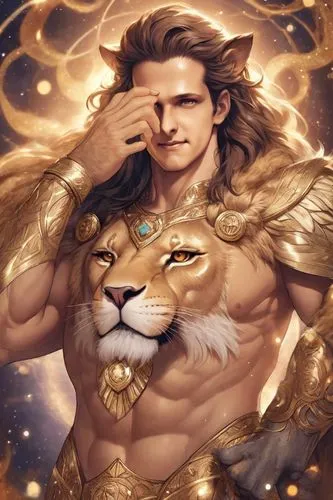 goldlion,zodiac sign leo,magan,aslan,zodiac sign libra,bhishma,leos,lion father,lionizing,forest king lion,angra,iskandar,lion,pangeran,lionore,lionni,lionheart,leonhart,kartikeya,lionnet,Digital Art,Comic