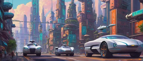 futuristic landscape,futuristic car,futuristic,electric mobility,sci fiction illustration,scifi,autonomous driving,sci-fi,sci - fi,disney baymax,electric car,travelers,evening traffic,cyberpunk,commute,futuristic architecture,smart city,street canyon,valerian,moon car,Conceptual Art,Daily,Daily 03