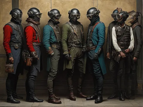 musketeers,the order of the fields,suit of spades,assassins,knights,costume design,clergy,welders,swordsmen,guardians of the galaxy,iron mask hero,overtone empire,clone jesionolistny,bruges fighters,helmets,costumes,monks,costume festival,lancers,storm troops,Art,Classical Oil Painting,Classical Oil Painting 31