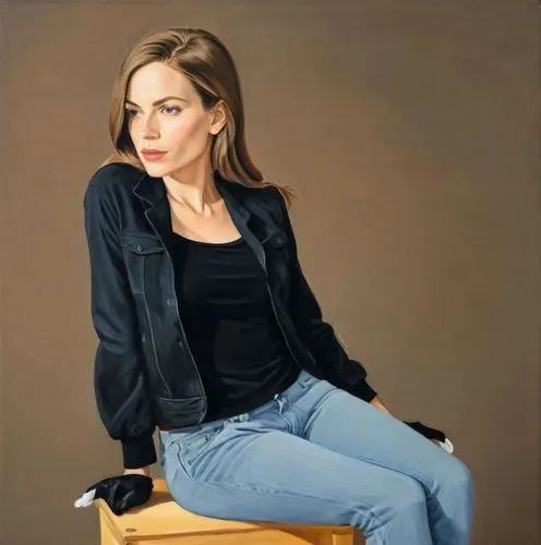 woman sitting,artist portrait,character