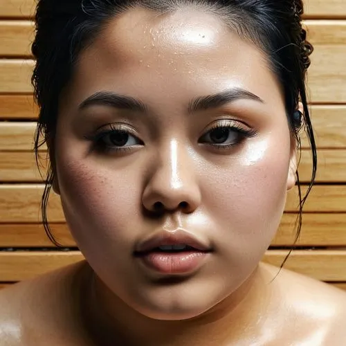 asian woman,wet,sauna,chubby,portrait,young woman,Photography,Artistic Photography,Artistic Photography 05