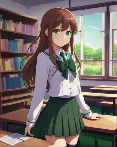 mikuru asahina,classroom,tutor,classroom training,kotobukiya,green background,study room,school uniform,girl studying,chara,academic,tutoring,emerald,school clothes,kosmea,green wallpaper,librarian,honmei choco,wiz,school skirt,Illustration,Black and White,Black and White 21