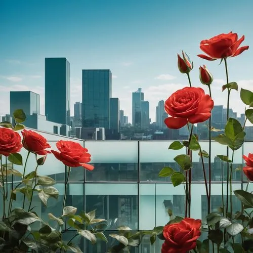 flower background,windows wallpaper,ranunculus red,red ranunculus,roof garden,songdo,Photography,Documentary Photography,Documentary Photography 01