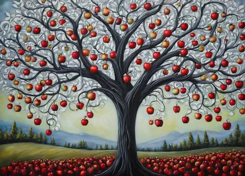 apple tree,red apples,apple trees,fruit tree,apple harvest,apple orchard,cart of apples,apples,basket of apples,apple mountain,red apple,crabapple,fruit trees,crab apple,apple pair,orchards,wild apple,strawberry tree,blossoming apple tree,persimmon tree,Illustration,Abstract Fantasy,Abstract Fantasy 14