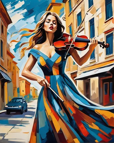 woman playing violin,violin woman,violinist,violin player,violin,violist,playing the violin,cellist,woman playing,violinist violinist,violoncello,violone,cello,violinists,solo violinist,musician,bass violin,string instruments,concertmaster,string instrument,Conceptual Art,Oil color,Oil Color 24