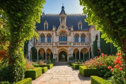 fairy tale castle sigmaringen,fairy tale castle,fairytale castle,chateau,mainau,dunrobin castle,ritzau,villa balbianello,würzburg residence,chateauesque,chateau margaux,zelenay,dumanoir,chateaux,victorian house,europe palace,manor,victorian,hotel de cluny,kykuit,Art,Classical Oil Painting,Classical Oil Painting 33