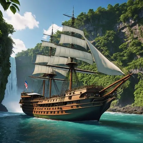 caravel,sea sailing ship,sail ship,galleon,sailing ship,pirate ship,piracies,doubloons,tallship,mayflower,sailing ships,uncharted,privateering,commandeer,cryengine,pirating,releasespublications,sot,scarlet sail,three masted sailing ship,Photography,General,Realistic