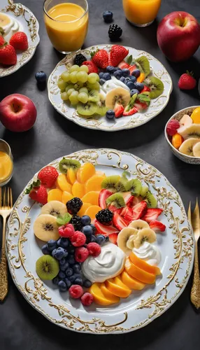 fruit plate,fruit platter,fruit bowls,fruit slices,dinnerware set,tableware,breakfast plate,fruit bowl,dinner tray,salad plate,fresh fruits,serveware,food platter,bowl of fruit,decorative plate,hors' d'oeuvres,food styling,danish breakfast plate,platter,fruit pie,Art,Classical Oil Painting,Classical Oil Painting 01