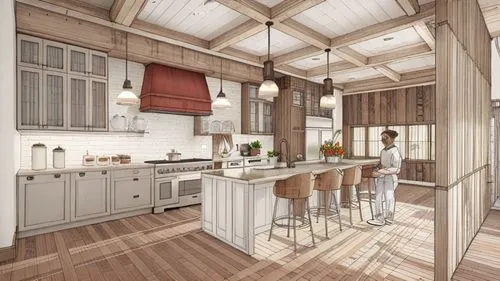 make kitchen render more realistic with rustic colors. add lighting,kitchen design,modern kitchen interior,ginsburgconstruction kitchen 3,kitchen interior,kitchen remodel,modern kitchen,big kitchen,ti