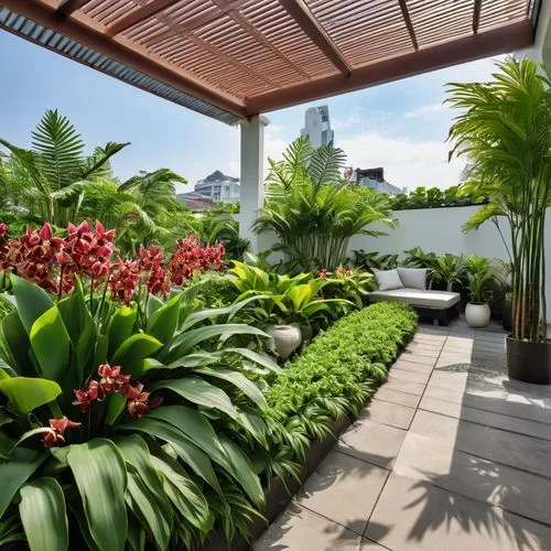 landscape designers sydney,landscape design sydney,garden design sydney,roof garden,roof terrace,tropical house,roof landscape,palm garden,balcony garden,exotic plants,royal palms,banana trees,tropical jungle,outdoor plants,fan palm,landscaping,tropical greens,perennial plants,norfolk island pine,pineapple lilies,Photography,General,Realistic