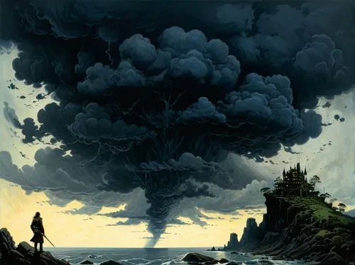 burchfield,the eruption,krakatoa,krakatau,schuitema,eruption,Conceptual Art,Daily,Daily 09