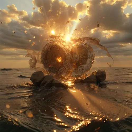 lubezki,bathysphere,splash photography,crystal ball-photography,watery heart,thorgerson