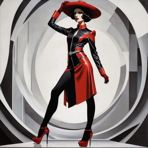 galliano,redcoat,spy visual,minogue,harlequinade,fashion vector,Illustration,Realistic Fantasy,Realistic Fantasy 10